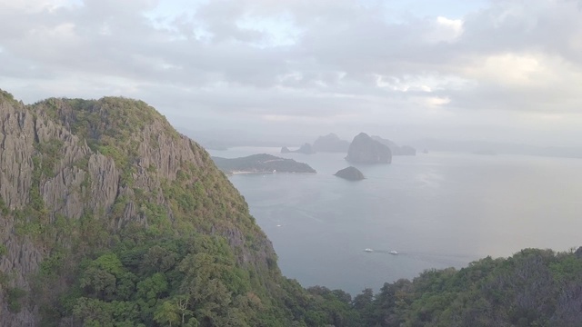 风景优美的菲律宾群岛无人机视频下载