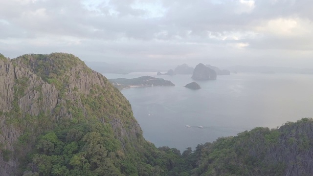 菲律宾群岛鸟瞰图视频下载