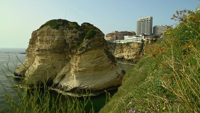 Raouche岩石视频素材