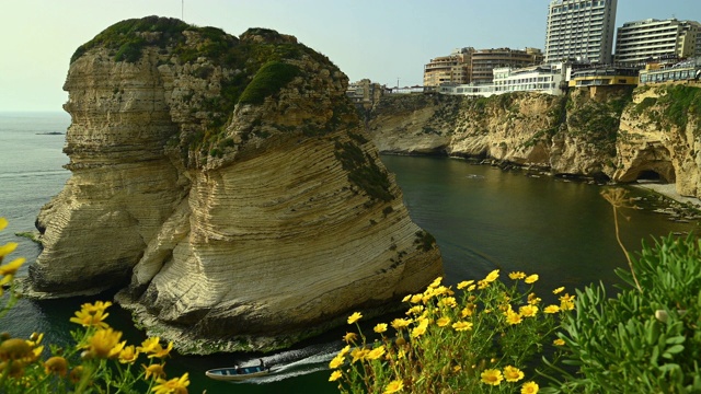 Raouche岩石视频素材