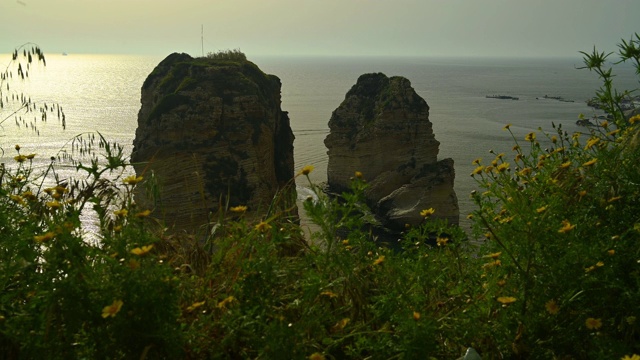 Raouche岩石视频素材