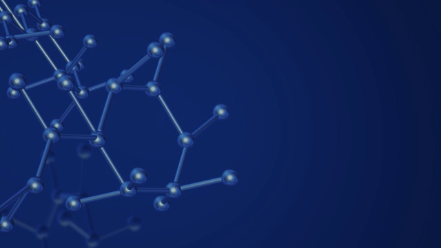 科学内容的分子3d渲染。视频素材