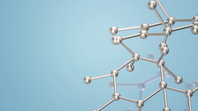 科学内容的分子3d渲染。视频素材