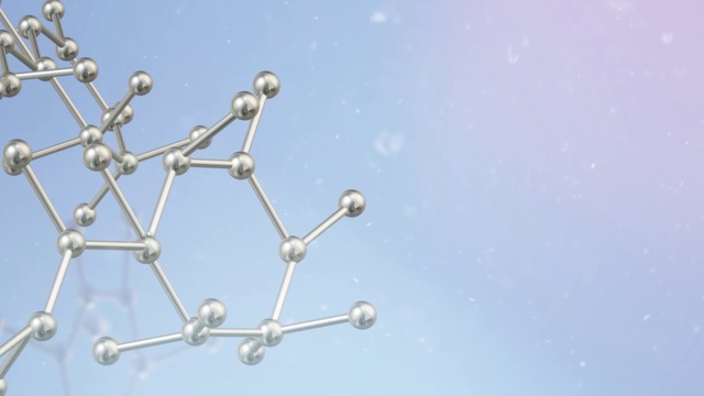 科学内容的分子3d渲染。视频素材