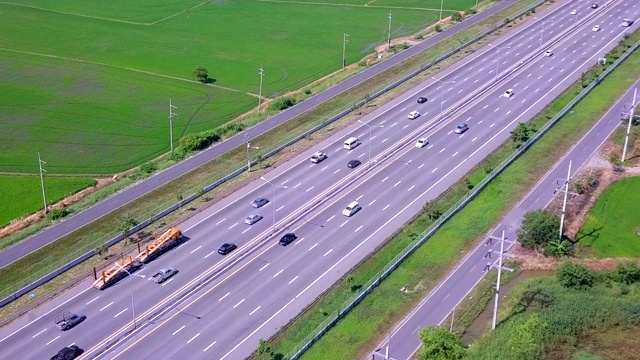 高速公路，高速公路，高速公路视频素材