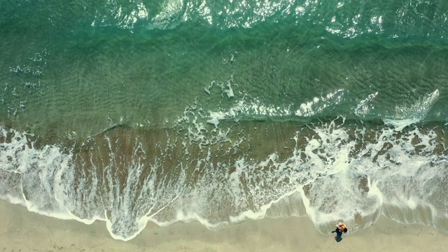 从上面的海滩视频素材