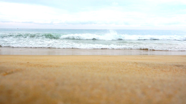 雨季波浪视频素材