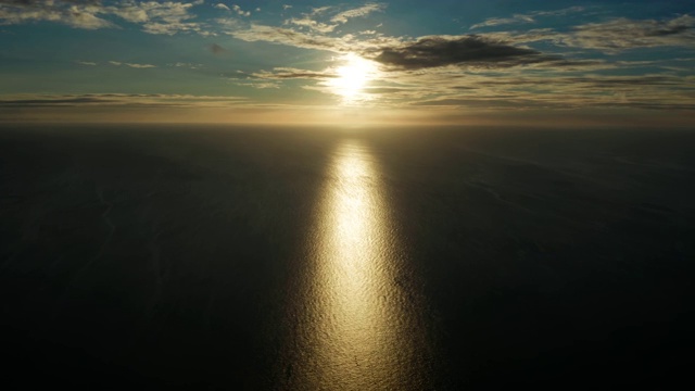 海上日落视频素材