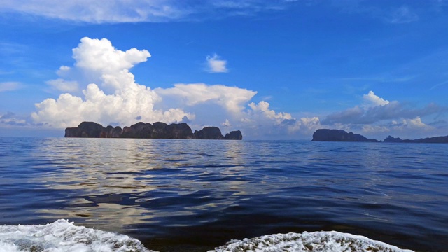 泰国皮皮岛游船之旅视频素材