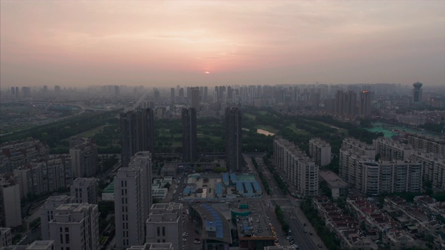 城市鸟瞰图视频素材