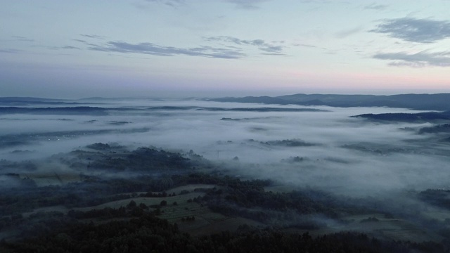 无人机拍摄的美丽风景。视频素材