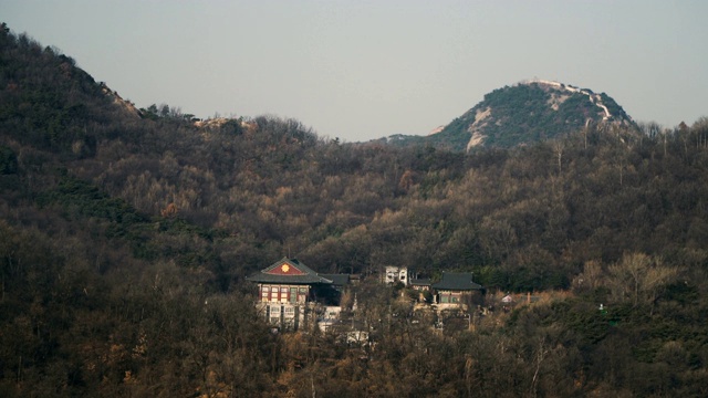 韩国首尔建筑，首尔城。视频素材