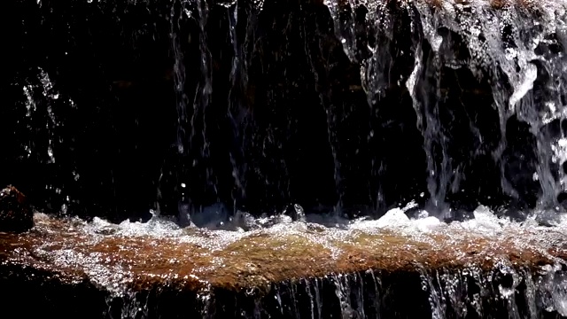 水塘流水视频素材