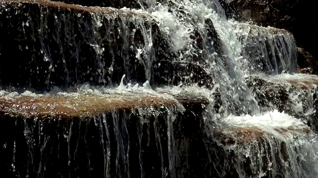 水塘流水视频素材