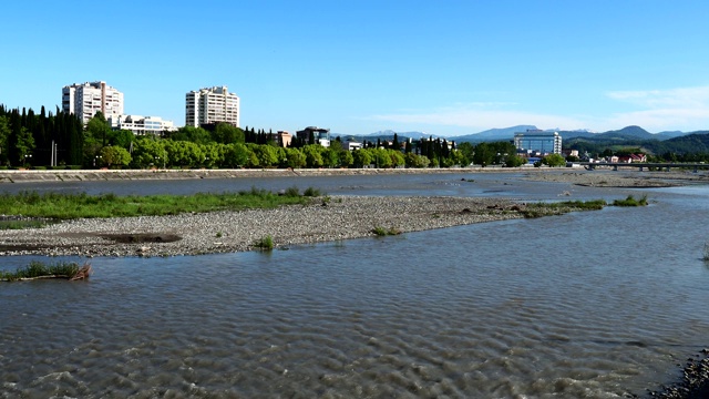 山河在城市里视频素材