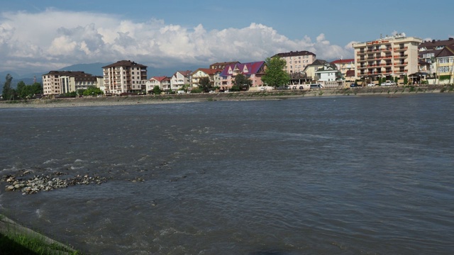 山河在城市里视频素材