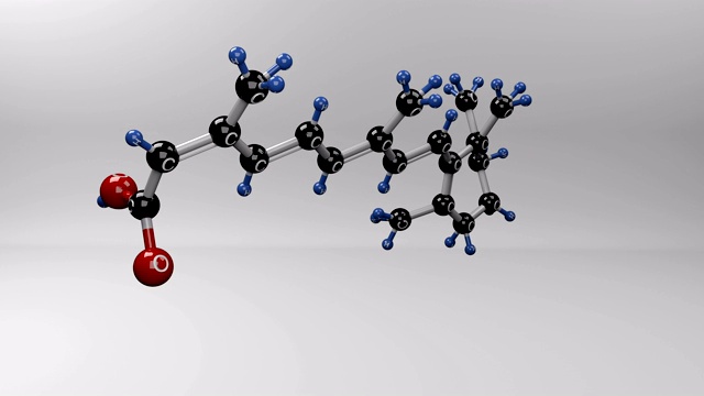 Roaccutane molecule。视频素材