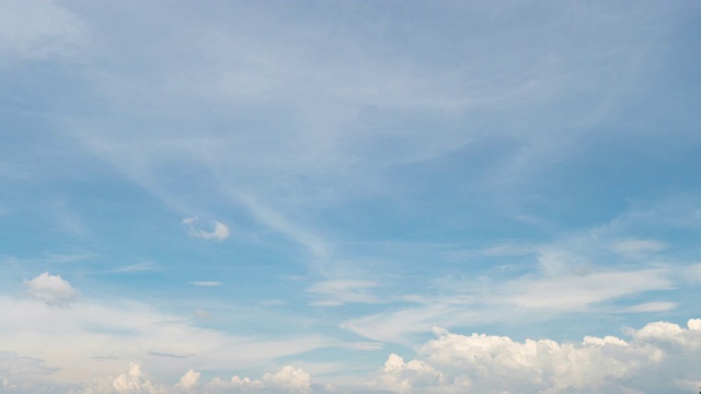 天空云移动时间流逝视频素材