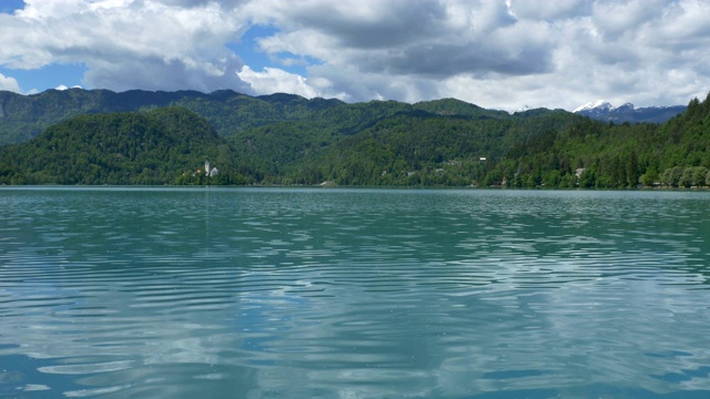 大湖流血景观视频素材