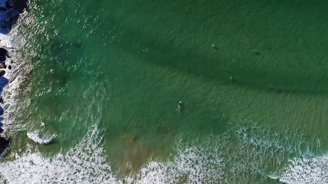 海岸的顶视图视频下载