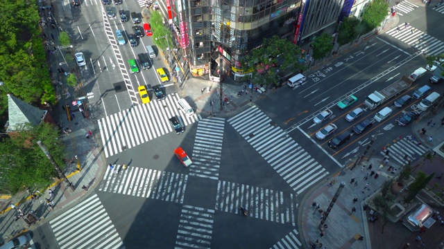 东京银座步行街视频素材