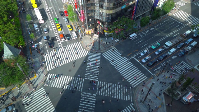 东京银座步行街视频素材