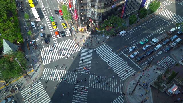 东京银座步行街视频素材