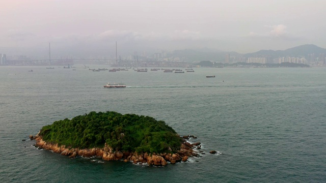 来自香港的无人机视频视频素材