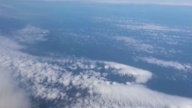 天空的鸟瞰图视频素材