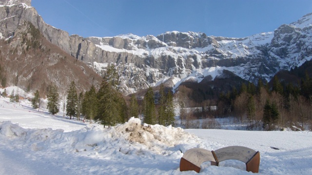 勃朗峰山脉视频素材