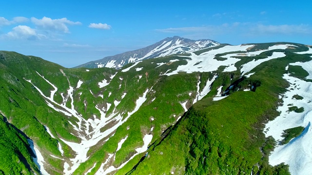 冬季群山对天景观视频素材