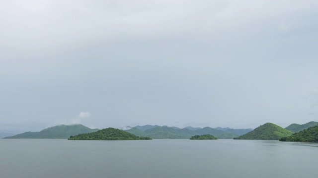 热带湖泊，时间流逝视频视频素材