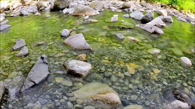 溪时间流逝视频素材