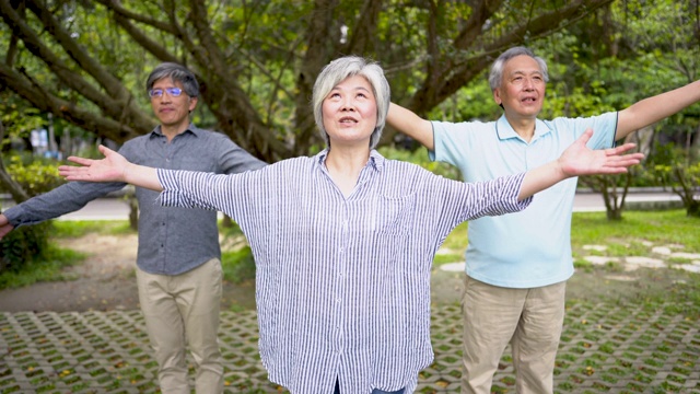 幸福晚年的咒语视频素材