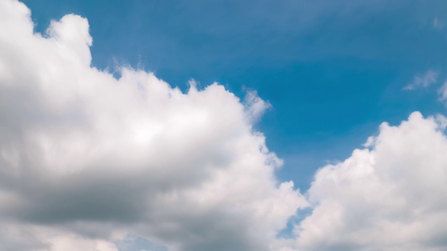 天空和移动的云视频素材