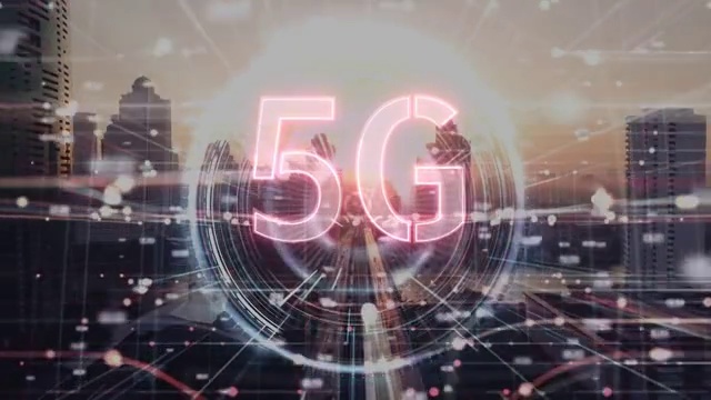 4K分辨率5G技术概念视频素材