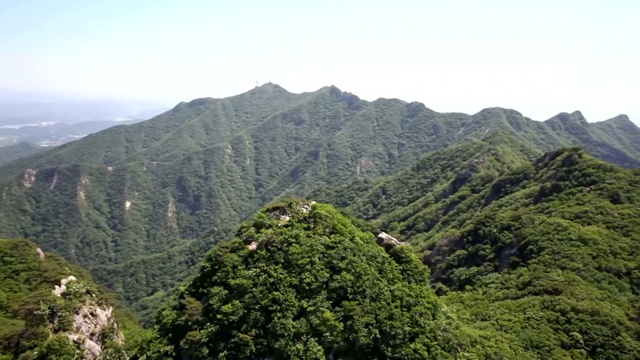 陀螺山的景色视频素材