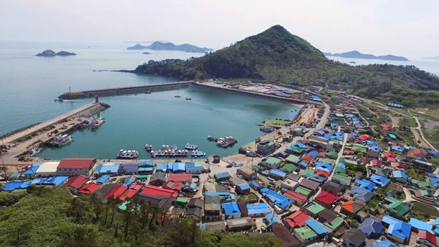 保宁市大渊岛海景视频素材