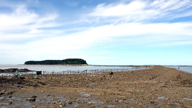 慕昌坡神秘海路(著名的离海现象地)视频素材