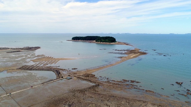 慕昌坡神秘海路(著名的离海现象地)视频素材