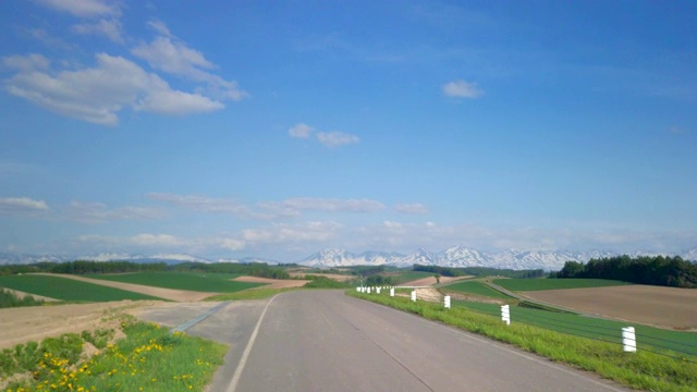 公路(北海道北)视频素材