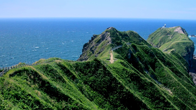 日本北海道，日头滩，龟井角视频素材