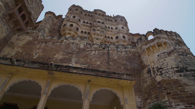 Mehrangarh的外景。视频素材