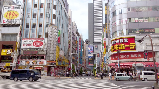 日本东京新宿歌舞伎町视频素材