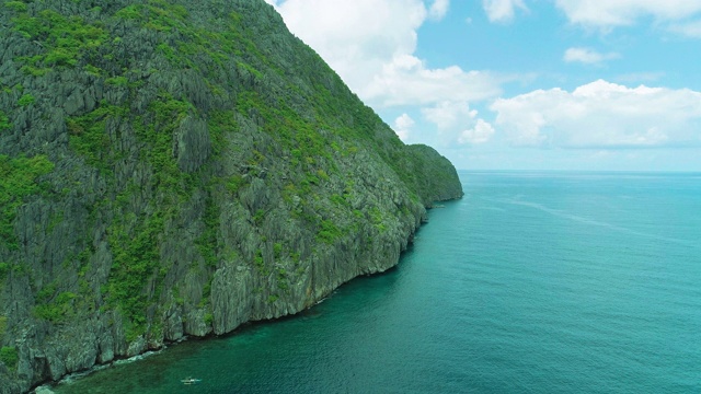 马汀洛克岛及其周围的海景，厄尔尼多，巴拉望，菲律宾视频素材