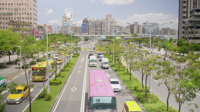 台北市中心的中华路视频素材