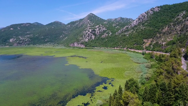 陡峭的风景，海岸旁视频素材