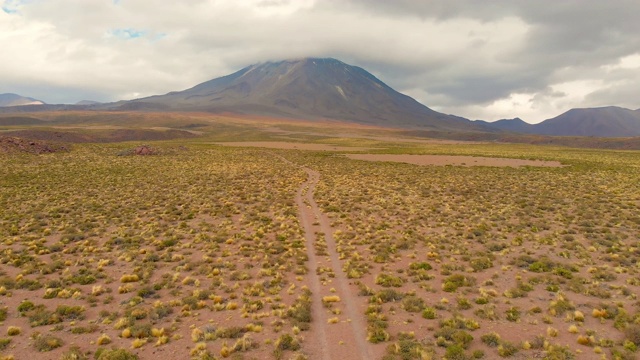 智利北部著名的活火山视频素材