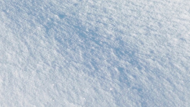 雪景拍摄，在冬天。1月份拍摄。以雪的形式作为背景。视频素材