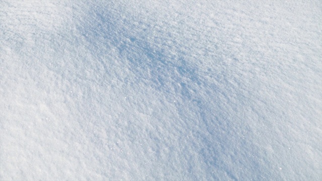 雪景拍摄，在冬天。1月份拍摄。以雪的形式作为背景。视频素材